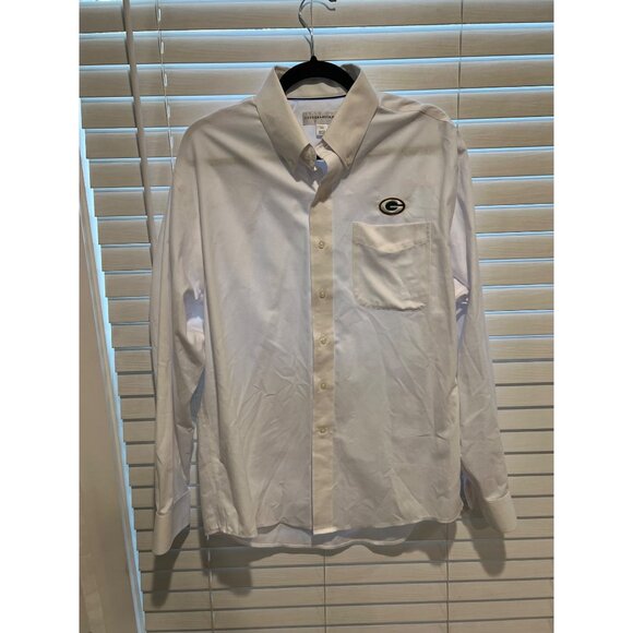 Cutter & Buck‎ Green Bay Packers Long Sleeve Button Up - Size L - Picture 1 of 3